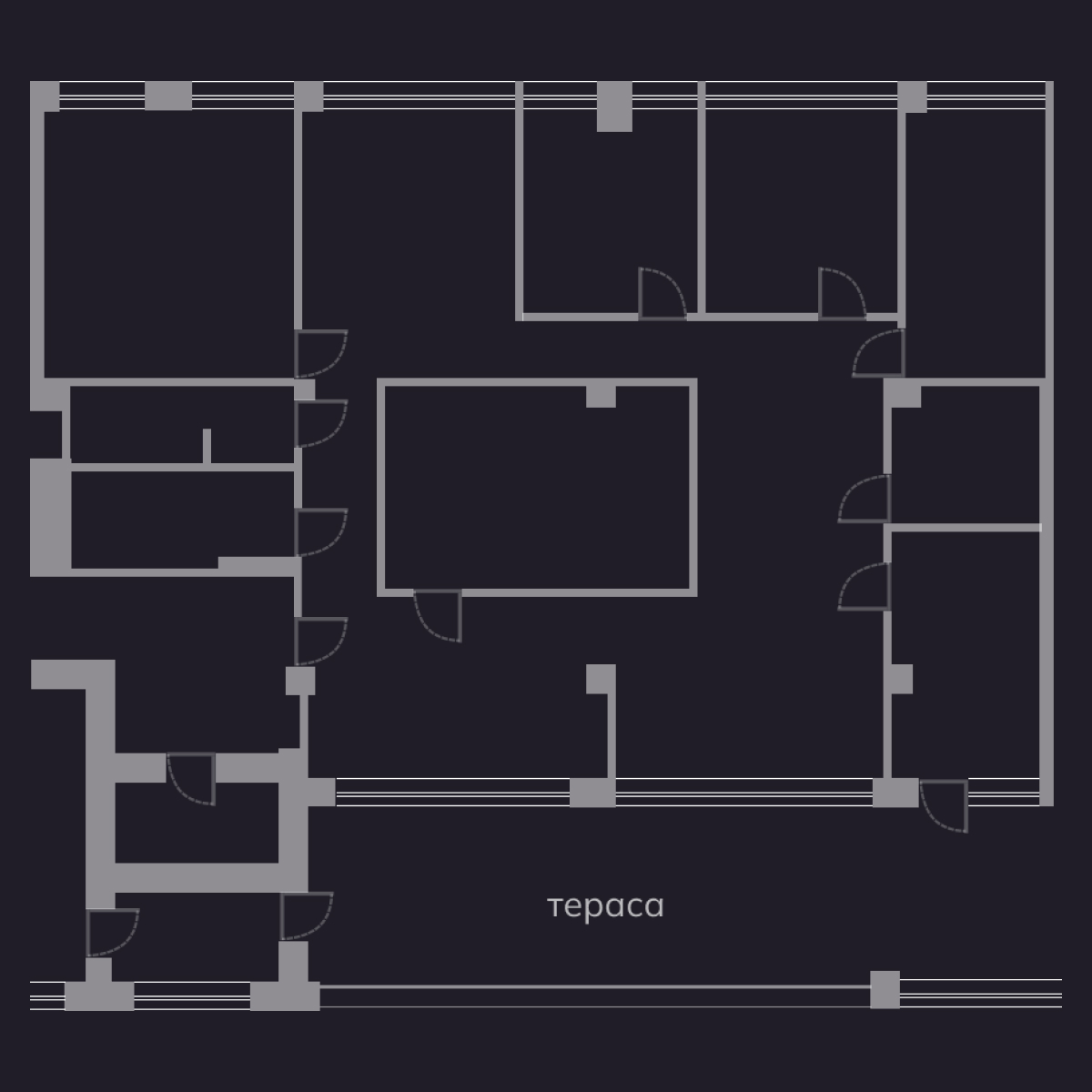 Планування Офіс 258 м²